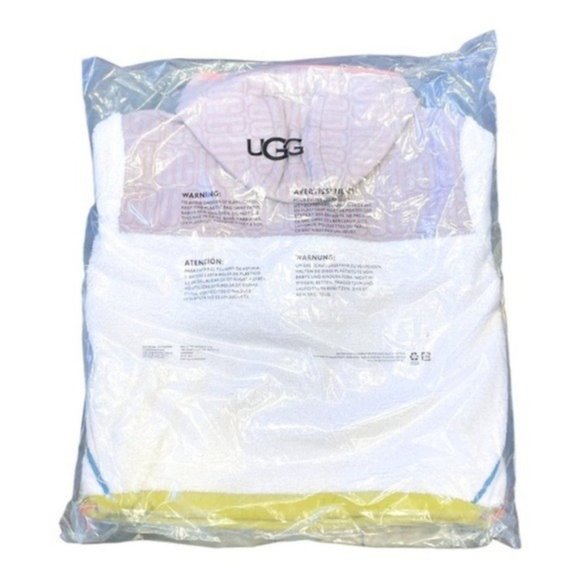 UGG Iggy Sherpa Half-Zip Pullover in Pink Salt - Large NWT - Picture 10 of 12